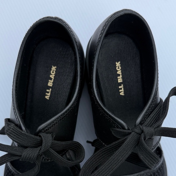 All Black brand mesh Platform Women's Shoes - Picture 2 of 8